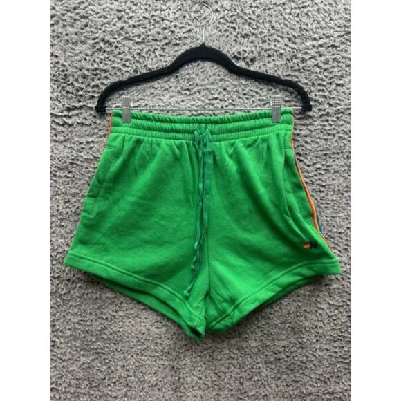 BOLT STRIPE LOUNGER SHORT - KELLY GREEN - Picture 5 of 5